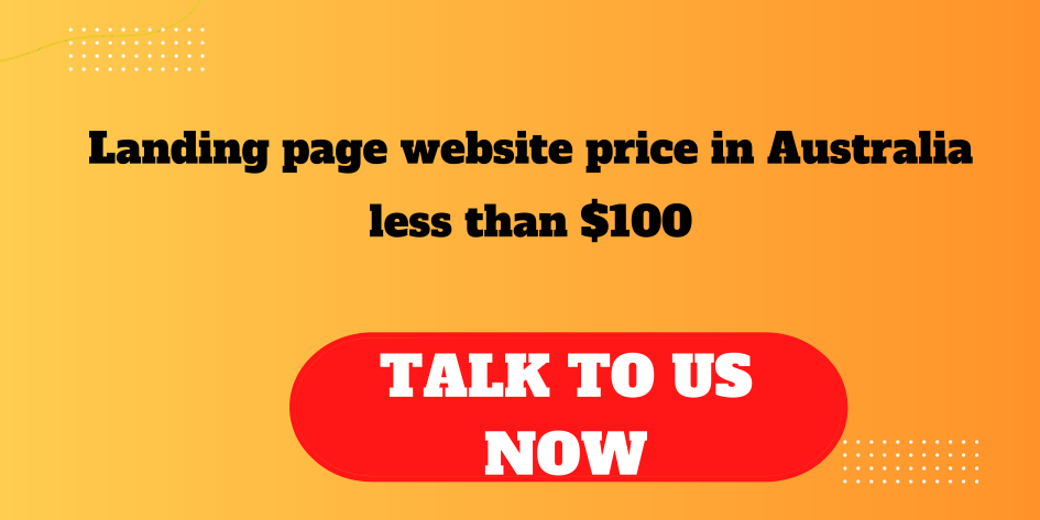 Simple Landing Page Website Price in Australia ($100-$200)